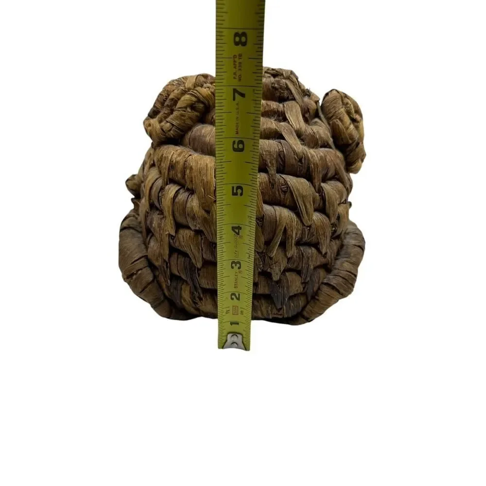 Vintage Wicker Storage Basket in the Shape of a Frog Big Mouth Wide Open‎ LARGE